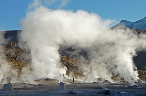 chile andes geyser