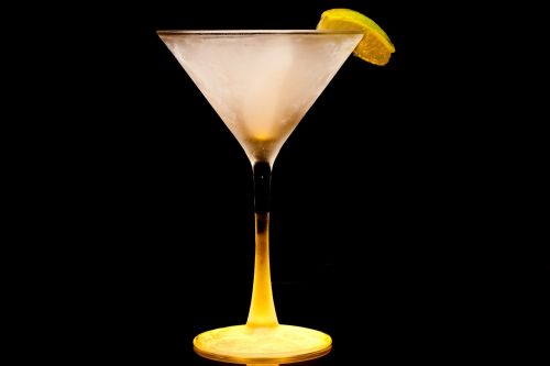 chilled martini martini glass cocktail