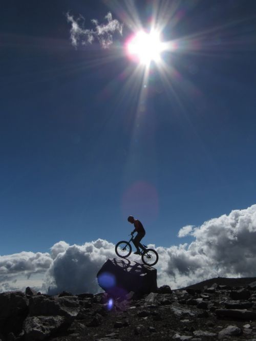 chimborazo ecuador bike trial