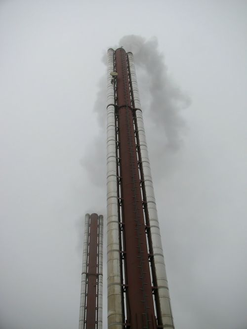 chimney smoke steam