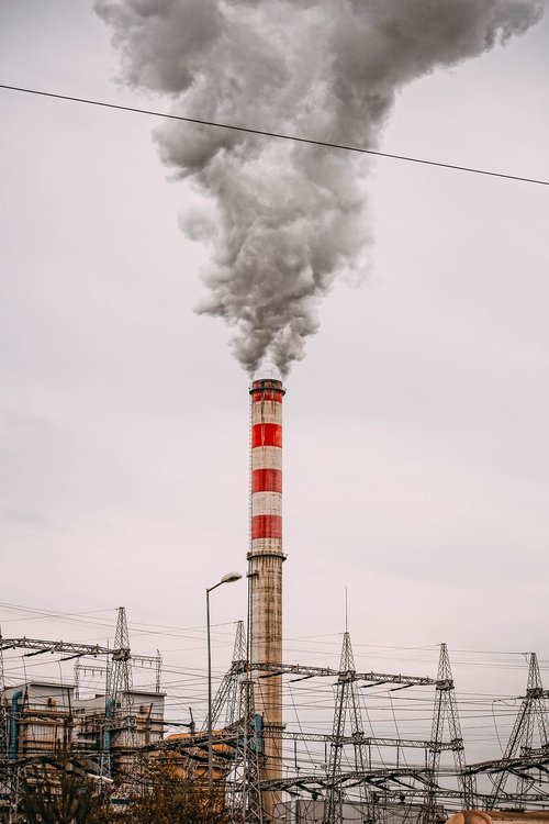 chimney  smoke  factory