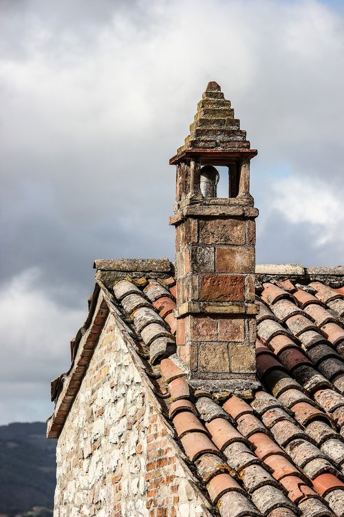 chimney  roof  fireplace