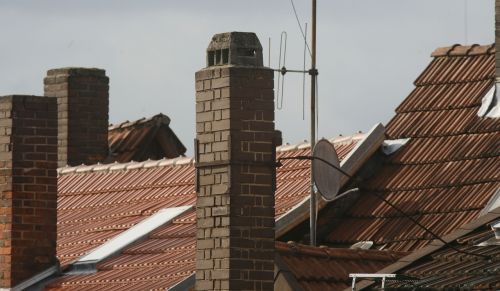 chimney roof house