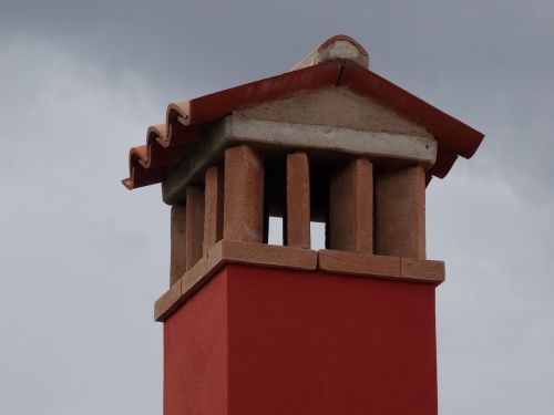 chimney brick mediterranean