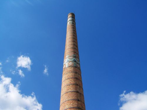 chimney blue sky zsolnay factory