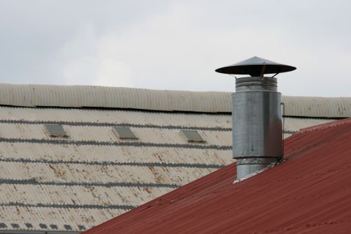 Chimney On A Roof