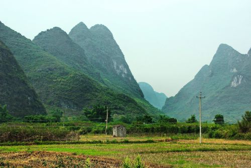 china yangshuo rural landscape