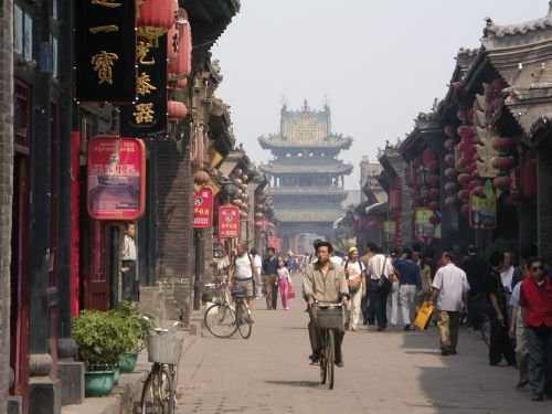 china xian city of pingyao buddhist temple
