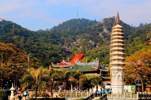 china pagoda nature