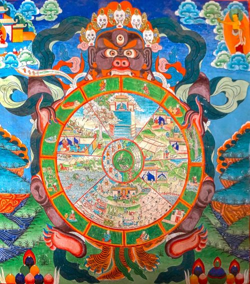 china temple wheel of life