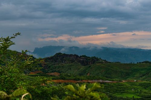 china guizhou 晴隆县 purple horse township