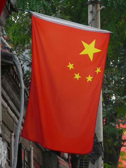 china flag red