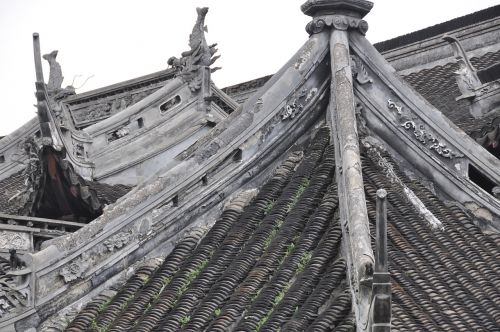 china old town roof