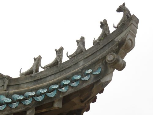 china wind building eaves