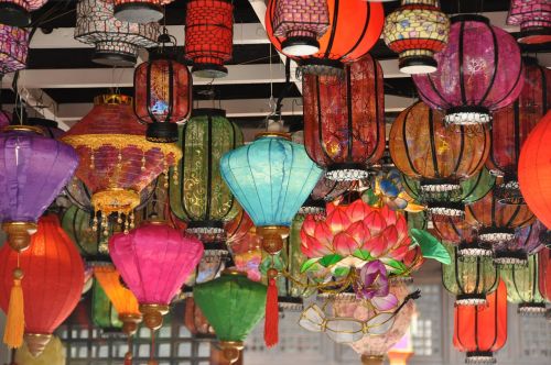 china wind lantern tourism