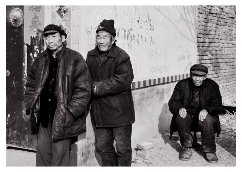 china's rural elderly black and white memory