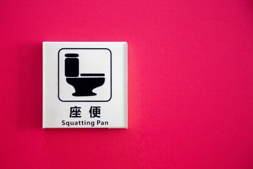 chinese toilet sign