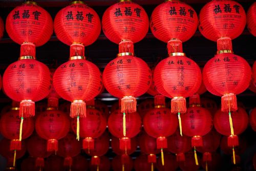 chinese red lamp
