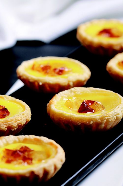 chinese oil peach tart snack