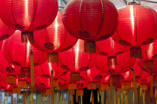 chinese lanterns chinese new year celebrate