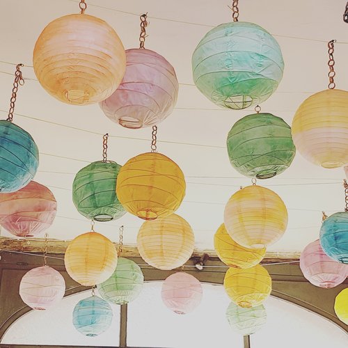 chinese lanterns  mood  lights