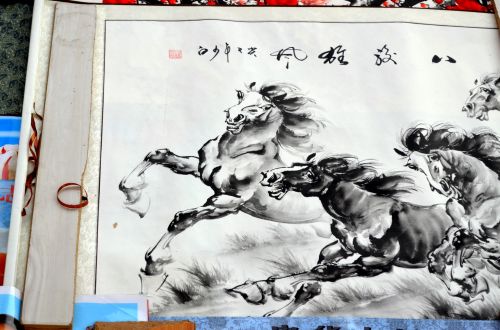 Chinese Painted Scroll
