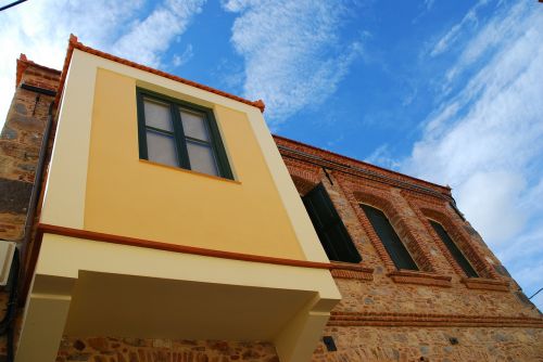 chios facade sky