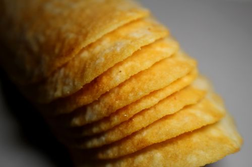 chips stack of chips yellow
