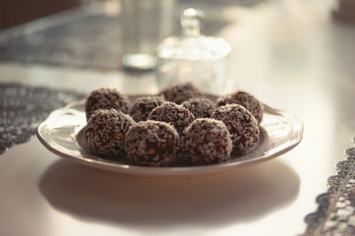 chocolate table balls