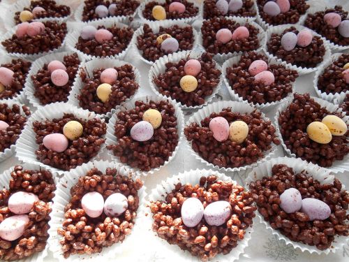 chocolate nests easter