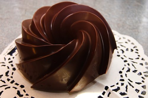 chocolate cake  chocolate  gugelhupf