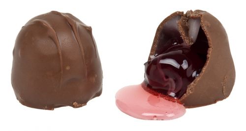 chocolate covered cherries candy syrup