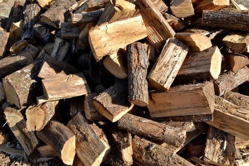 chocolate yule log firewood wood pile