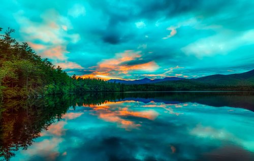 chocoura lake  new hampshire  america