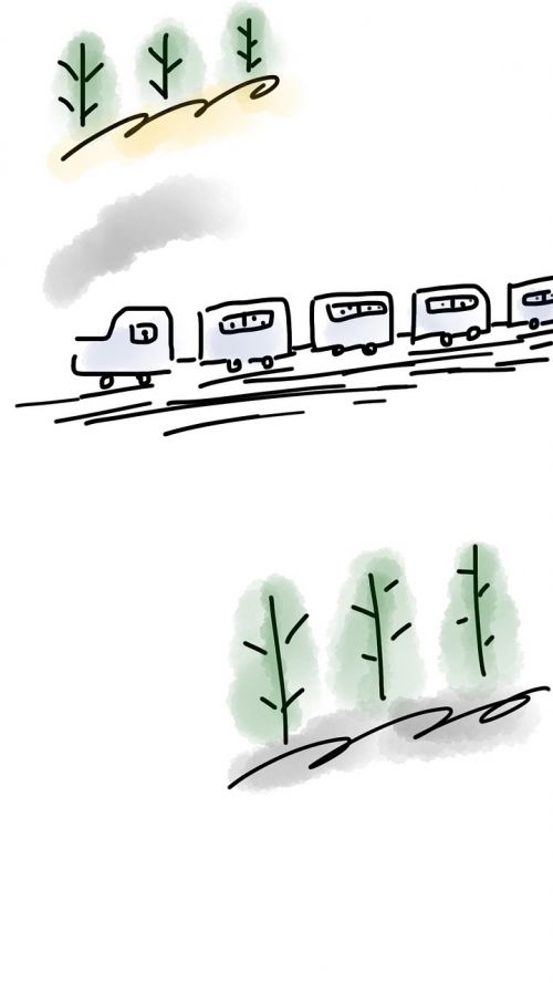 choochoo train trees