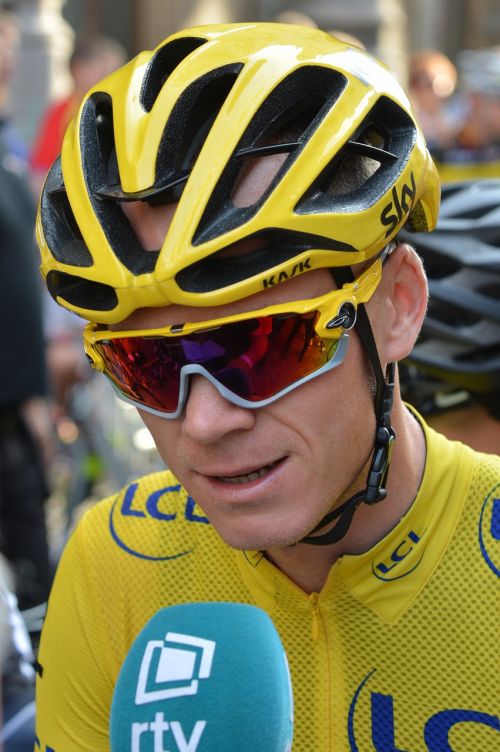 chris froome champion yellow jersey