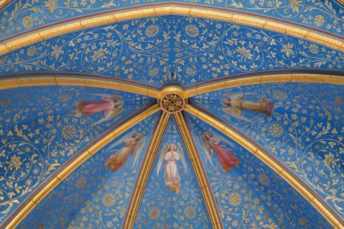 christ chapel hohenzollern ceiling painting