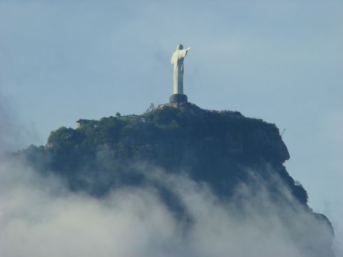 christ the redeemer rio de janeiro landscape