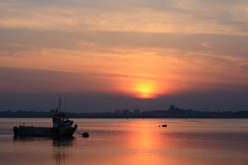 christchurch dorset sunset