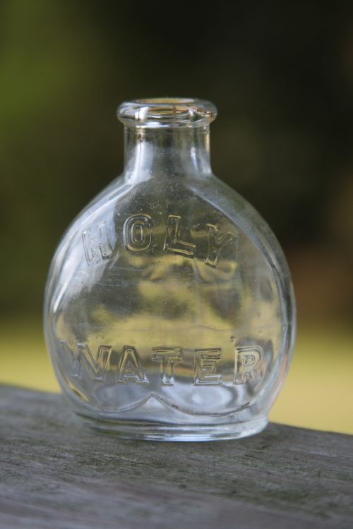 christian jar holy water religious