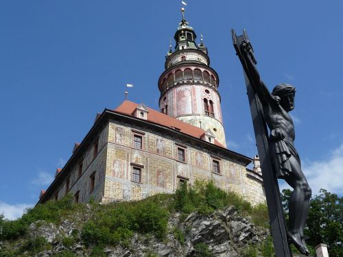 christianity castle in český krumlov czech republic