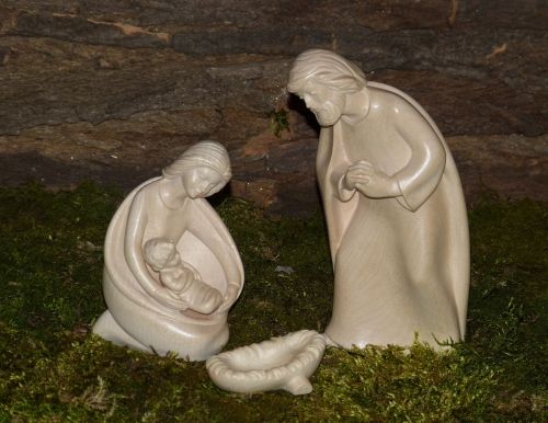 christmas advent nativity scene