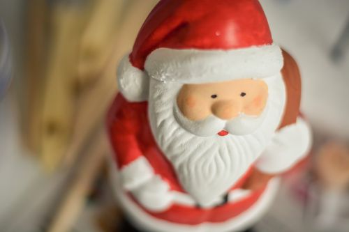 christmas santa claus figure