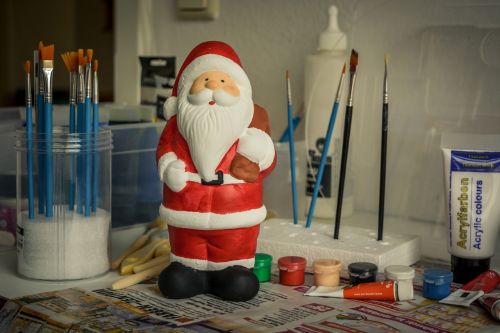 christmas santa claus figure