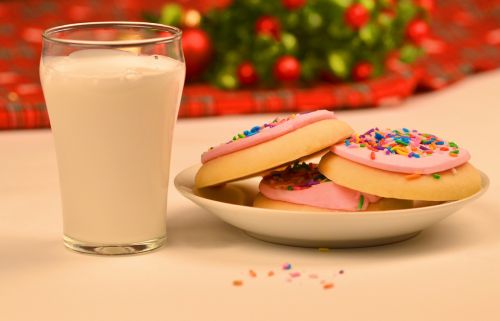 christmas milk cookies