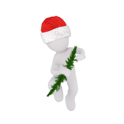 christmas white male full body