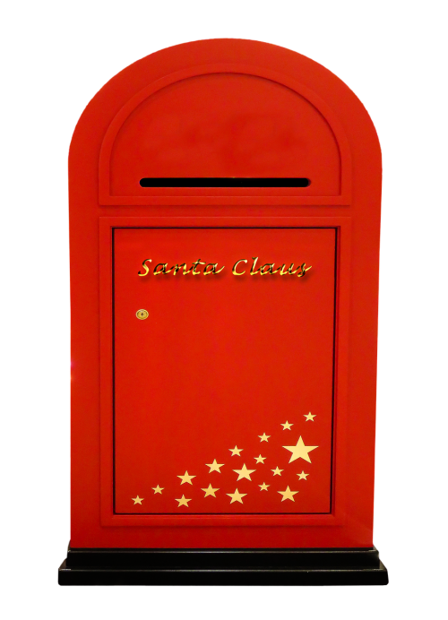 christmas santa claus mailbox