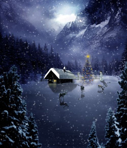 christmas photoshop manipulation