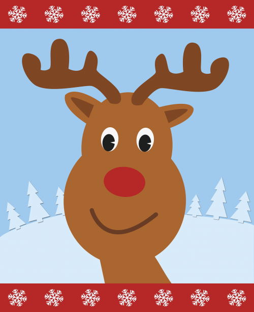 christmas rudolf reindeer