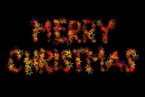 christmas happy font